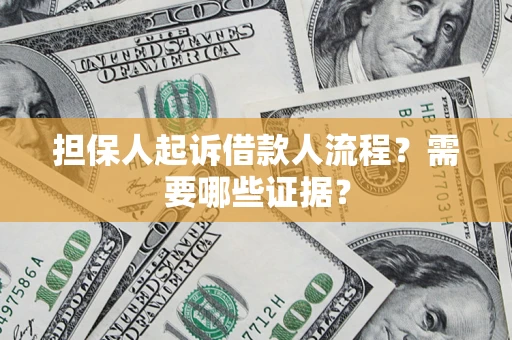 武汉担保人起诉借款人流程?需要哪些证据? 武汉担保人起诉借款人流程?需要哪些证据?