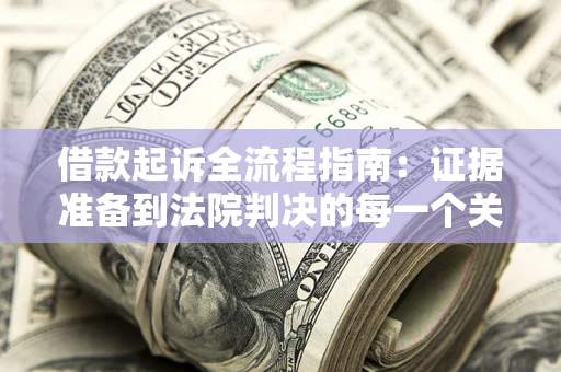 武汉借款起诉全流程指南：证据准备到法院判决的每一个关键步骤