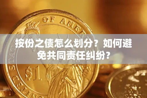武汉按份之债怎么划分？如何避免共同责任纠纷？