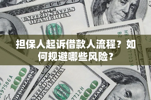 武汉担保人起诉借款人流程？如何规避哪些风险？