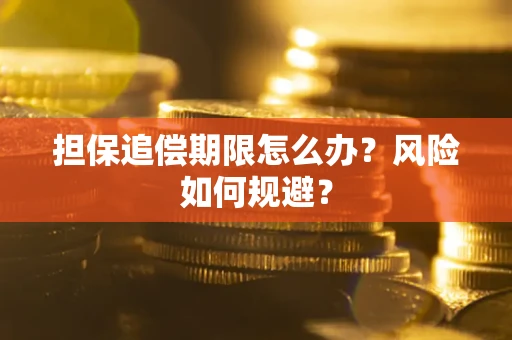 武汉担保追偿期限怎么办？风险如何规避？