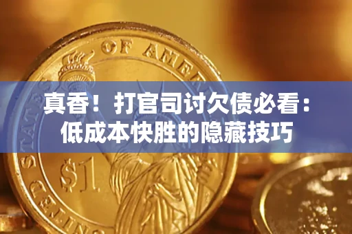 武汉真香！打官司讨欠债必看：低成本快胜的隐藏技巧