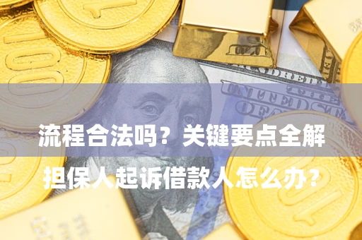武汉

担保人起诉借款人怎么办？流程合法吗？关键要点全解析